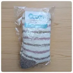 【新品⭐︎未使用】Poute もこもこストライプソックス 22-25cm