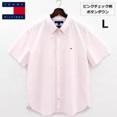 USA限定トミーヒルフィガー 半袖シャツ ギンガムチェック柄/TT39Lのサムネイル