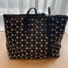 Jimmy Choo♬.*゜星柄レザートートバッグ - メルカリ