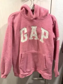 00s Old GAP ギャップ　フリース パーカー ピンク　裏起毛