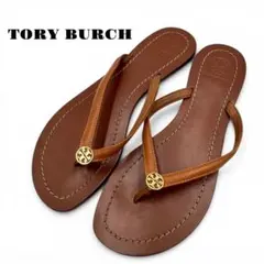 TORY BURCH トリーバーチ トングサンダル ブラウン 24cmのサムネイル