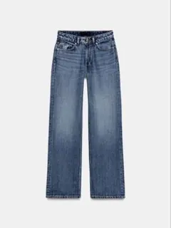 zara TRF ダメージ加工ボーイフレンドデニムパンツ 32 5号サイズ