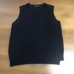 [a228] ZARA KNIT ブラック ノースリーブニット