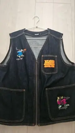 XLARGE Crenshaw Skate Clubコラボアイテム デニムベストのサムネイル