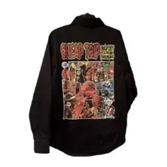 CHEAP TRIP BIGFOOT アメコミ柄シャツ M 黒