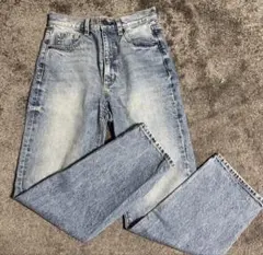 ハイウエストストレートジーンズ