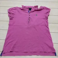 Ralph Lauren ピンク ポロシャツ Lサイズ
