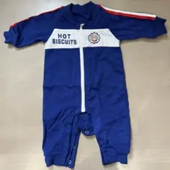 HOT BISCUITS ミキハウストレード　ジップアップロンパース M-30