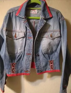 Benetton リメーク　デニムジャケット　L