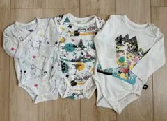 ムーミン　ベビー服　長袖ロンパース　50 60 70 まとめ売り