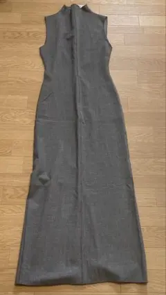 ZARA ハイネック　ワンピース　グレー