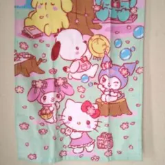 【新品】サンリオ　ハローキティ フェイスタオル　桜　マイメロ　クロミ　シナモン