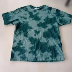 H&M タイダイ柄 Tシャツ グリーンのサムネイル
