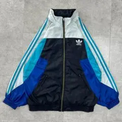 80's 90's adidas 常田大希着用 ナイロン ジャケット ネイビー - メルカリ
