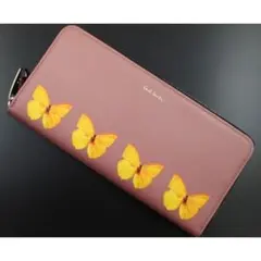 ☆ギフト対応☆新品☆箱付☆ポールスミス 人気ファスナー 長財布 ピンク☆