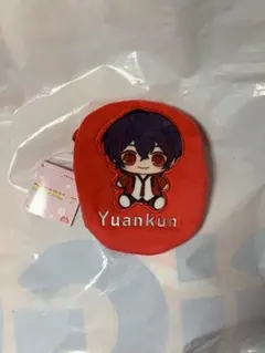 新品未使用 ゆあんくん カラフルピーチ きゅるまるアップリケポーチ②