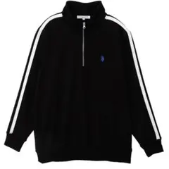 Ada./U.S. POLO ASSN.ラインデザインハーフジップスウェットのサムネイル