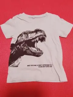 恐竜プリント Tシャツ 110cm