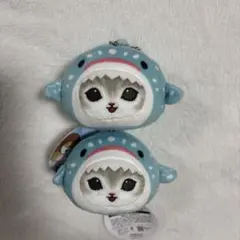 モフサンド 海の生物にゃん お顔マスコット ジンベイザメ 2個セット