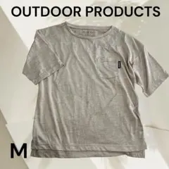 OUTDOOR PRODUCTS レディース 半袖 Tシャツ M ベージュ ロゴのサムネイル