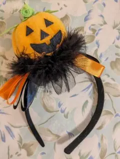 パンプキンのカチューシャ