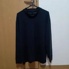 【格安】ユニクロ　長袖　ロンTシャツ　ブラック　サイズXL　メンズ