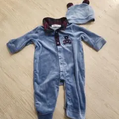 SLAP SLIP ロンパース 70cm 青