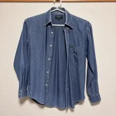 OshKosh classic デニム長袖シャツ 胸ポケット付きのサムネイル