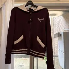 チ*ま様 Coach フード付きワインレッドパーカーのサムネイル