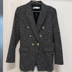 ZARA ダブルブレスト テーラードジャケット M