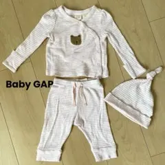 Baby GAP セットアップ 帽子付き ピンク 50cm 0〜3ヶ月