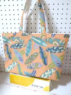 トートバッグ サブ ショルダ リバーシブル サーフボード ハワイ ハンドメイド