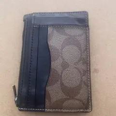 コーチ パスケース ブラウン ブラック