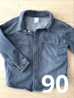 新品未使用 h&m デニムシャツ 90cm