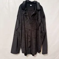 美品✨ OLD NAVY ブラック フリースシャツ 【XL】 長袖 フリース