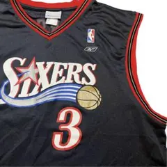 SIXERS IVERSON 3 シクサーズ アイバーソン ユニフォーム XL