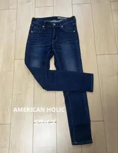 AMERICAN HOLIC ストレッチスキニーデニム　Sサイズ