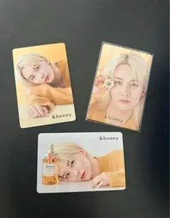 &honey　購入特典　SEVENTEEN ジョンハン　トレカ　３枚