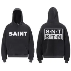 SAINTMICHAEL新品Lサイズダークグレー フード付きパーカー 中古・古着通販】SAINT MICHAEL (セントマイケル) 24AW HOODIE/DBL