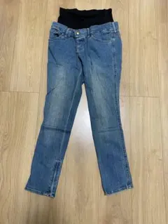 マタニティデニムスキニーパンツ
