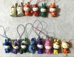 ハローキティ　根付け　ストラップ14個セット バラ売りは不可