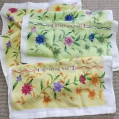 CHRISTIAN RAULT 花柄 フェイスタオル 2枚セット