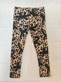 美品　wynken レギンス 4y　猫　ドット柄