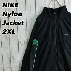 NIKE ナイキ ワンポイント刺繍ロゴ ゆるダボ ナイロンジャケット BG