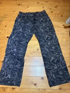 Supreme 総柄 ワークパンツ ライトブルー 36インチ - メルカリ