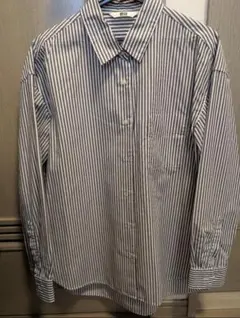 ユニクロ ストライプシャツ