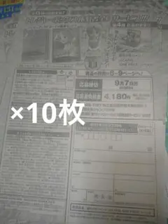 週刊少年ジャンプ 応募者全員サービス 剣闘士ルーシー 応募シート100枚