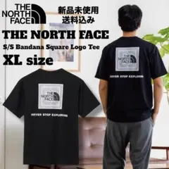 THE NORTH FACE バンダナスクエアロゴ Tシャツ XLサイズ 新品
