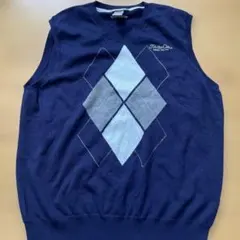【ジャンク品】ZOY アーガイルニットベスト