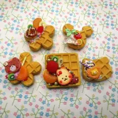 スイーツデコ　ホイップデコ　マグネット　デコパーツ　5個セット